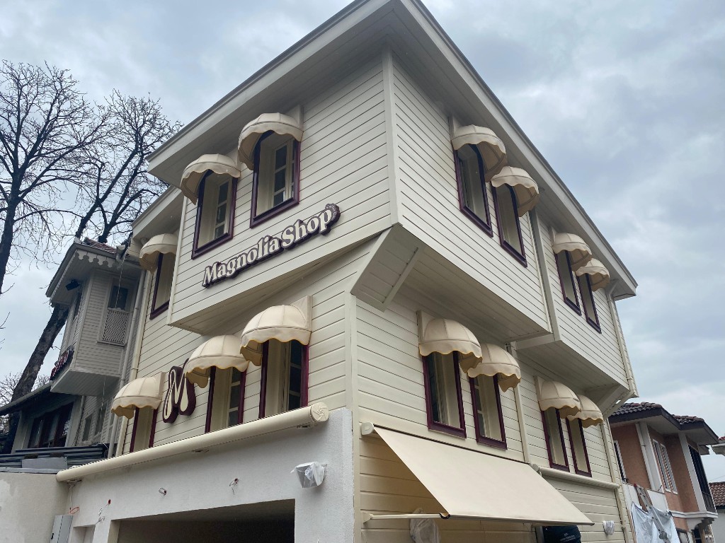 Magnolia Shop Krem Körüklü Tente