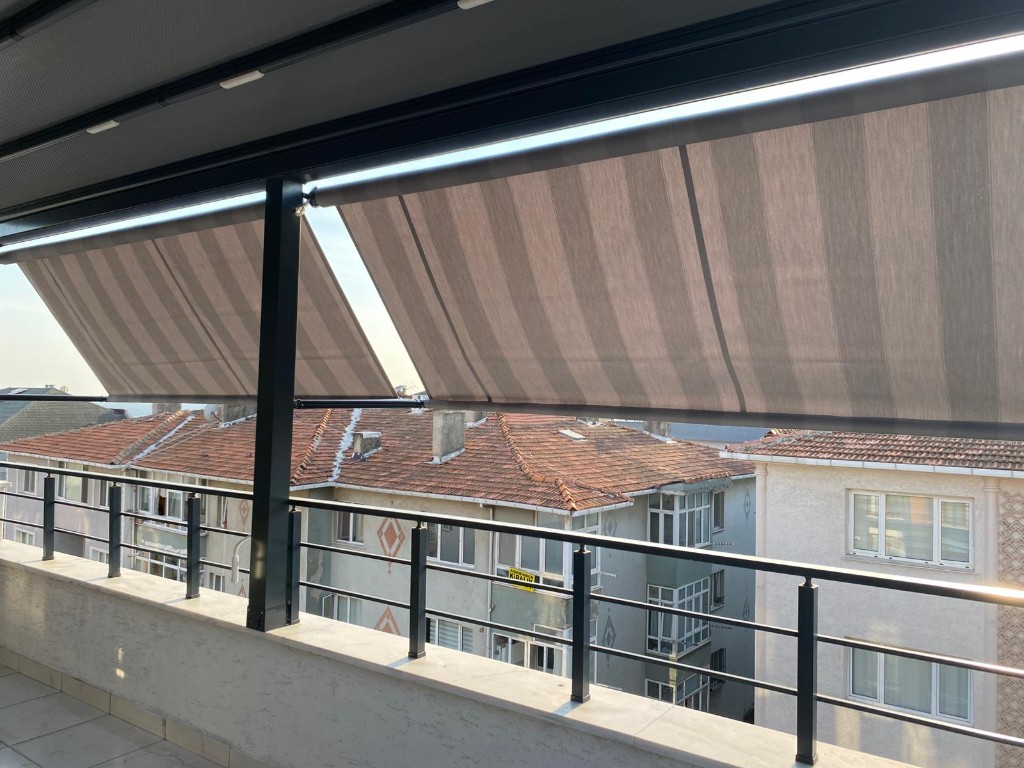 Modern Balkon Zip Stor Perde